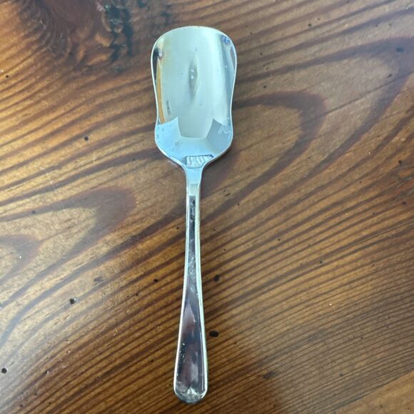 Vintage Sheffield England Silverplate 6 Grapefruit Spoons, 1 Sugar Spoon w/box - Picture 8 of 15